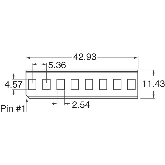 HCMS-2975 Broadcom Limited  Módulos de visualización: matriz de puntos LED y clúster